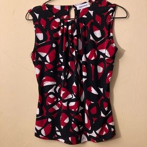 Calvin Klein 🪻sleeveless pleated neck 🪻